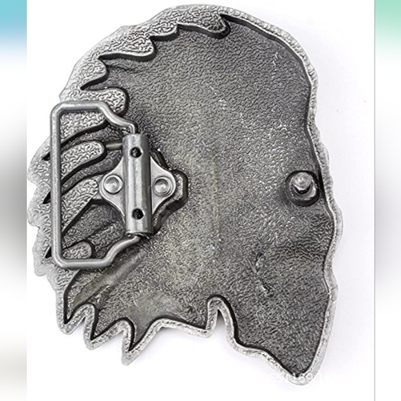 Beautiful New Warrior Chief headress belt buckle - Picture 2 of 2